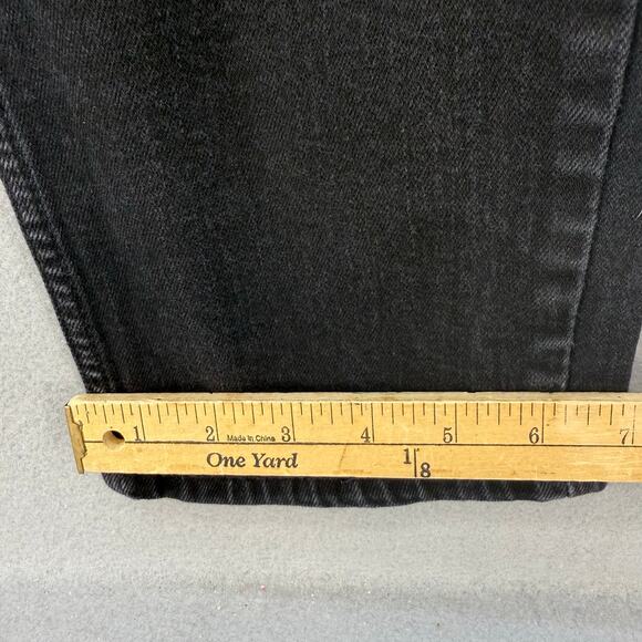 Levi's 511 Men's Jeans 36x32 Black Straight Leg Stretch Preppy Dad Jeans - Picture 13 of 13